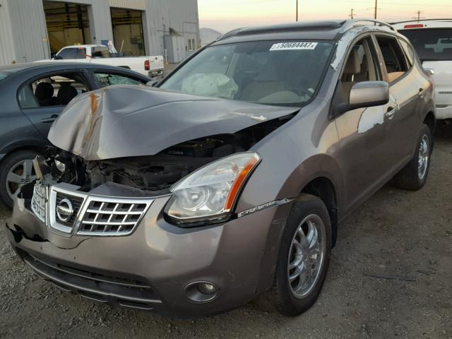 JN8AS58T09W328205 - 2009 NISSAN ROGUE S GRAY photo 2