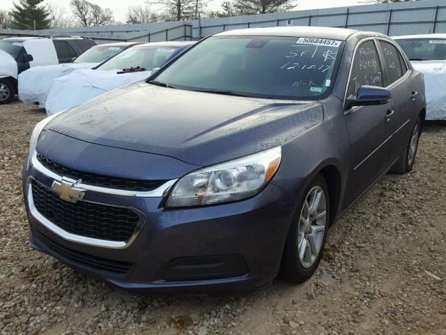 1G11C5SLXEF157774 - 2014 CHEVROLET MALIBU 1LT BLUE photo 2