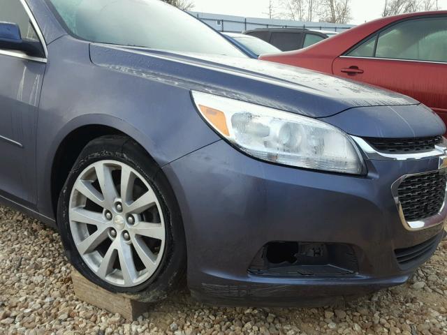 1G11C5SLXEF157774 - 2014 CHEVROLET MALIBU 1LT BLUE photo 9