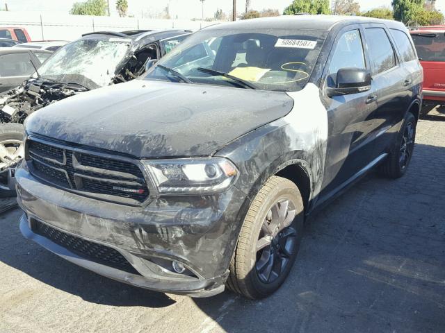 1C4SDHCTXFC100941 - 2015 DODGE DURANGO R/ BLACK photo 2