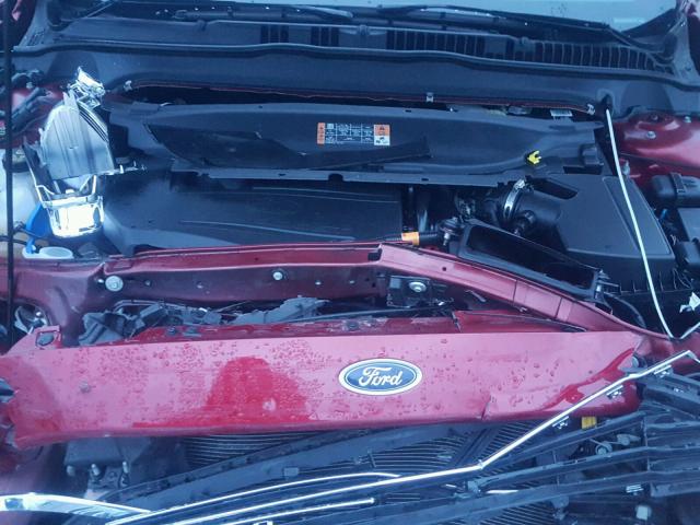 3FA6P0HD4FR227087 - 2015 FORD FUSION SE RED photo 7