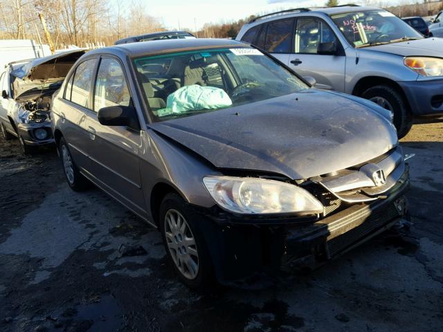 2HGES16544H582714 - 2004 HONDA CIVIC LX GRAY photo 1