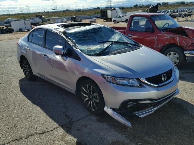 2HGFB2F93FH531270 - 2015 HONDA CIVIC EXL SILVER photo 1