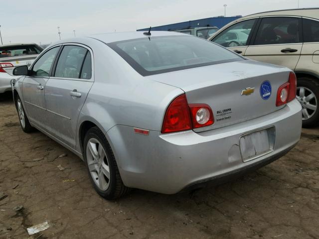 1G1ZB5EB2AF302678 - 2010 CHEVROLET MALIBU LS SILVER photo 3