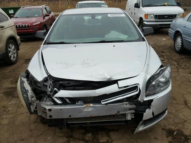 1G1ZB5EB2AF302678 - 2010 CHEVROLET MALIBU LS SILVER photo 9