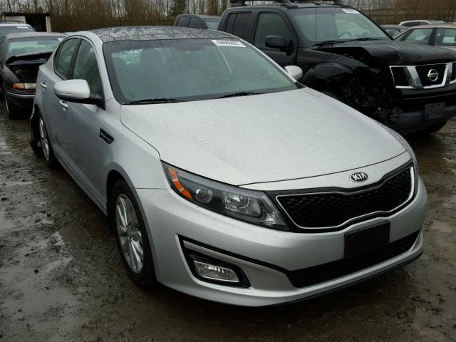 5XXGN4A7XFG404417 - 2015 KIA OPTIMA EX SILVER photo 1