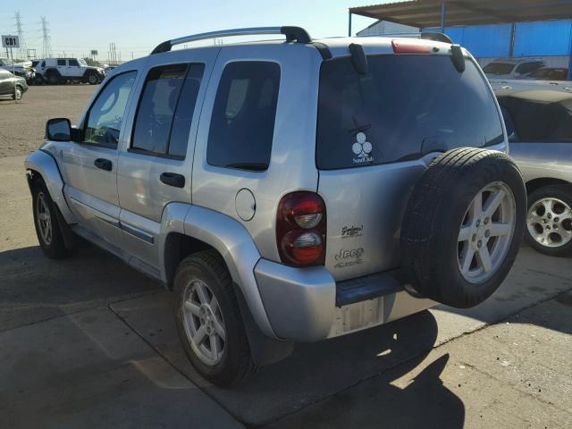 1J4GL58K45W596303 - 2005 JEEP LIBERTY LI SILVER photo 3