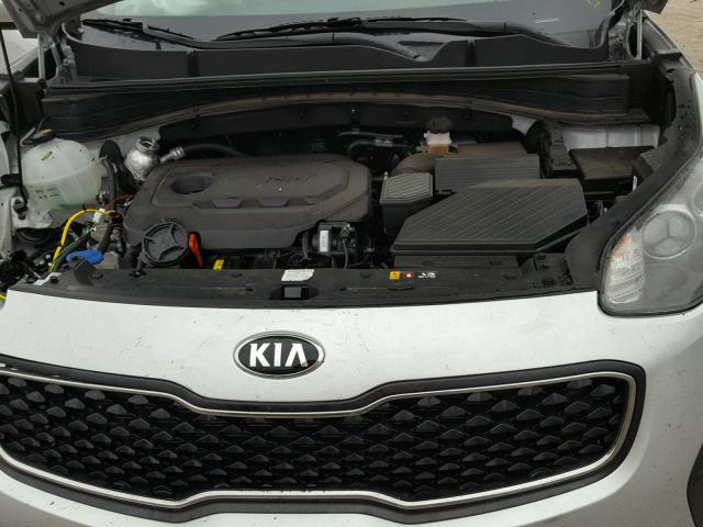 KNDPM3ACXH7226658 - 2017 KIA SPORTAGE L SILVER photo 7