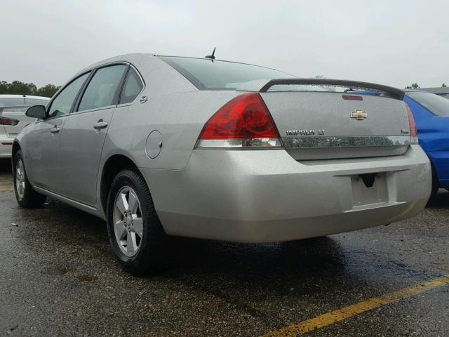 2G1WT58K289270541 - 2008 CHEVROLET IMPALA LT SILVER photo 3