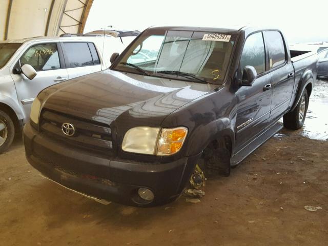 5TBDT48164S453550 - 2004 TOYOTA TUNDRA DOU BLACK photo 2