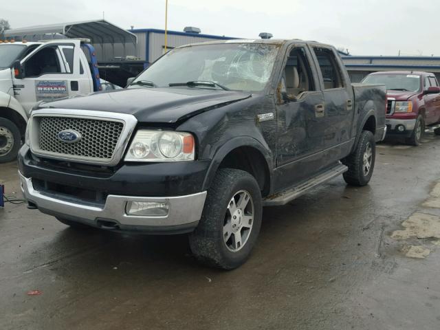 1FTPW14554KC04232 - 2004 FORD F150 SUPER BLACK photo 2