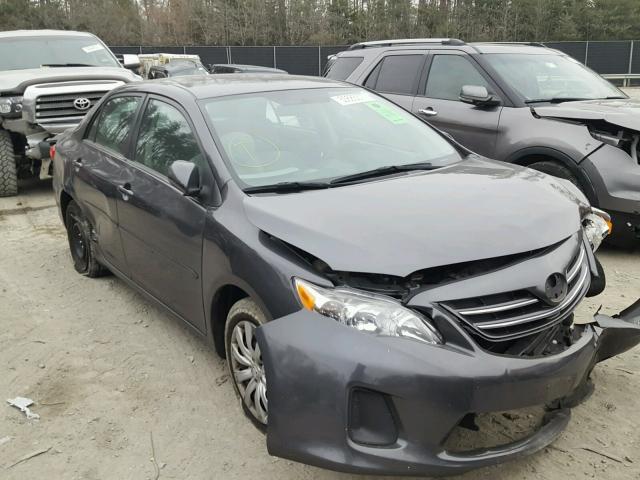 2T1BU4EE6DC061356 - 2013 TOYOTA COROLLA BA GRAY photo 1