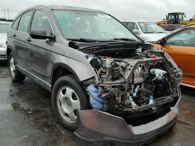 5J6RE38379L021068 - 2009 HONDA CR-V LX GRAY photo 1