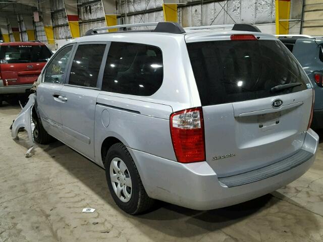 KNDMB233066066406 - 2006 KIA SEDONA EX SILVER photo 3