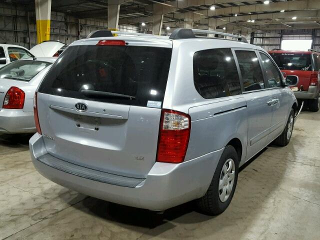 KNDMB233066066406 - 2006 KIA SEDONA EX SILVER photo 4