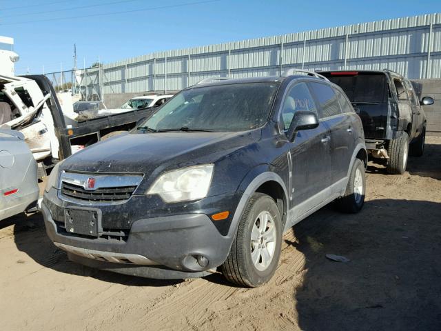 3GSCL33P68S709569 - 2008 SATURN VUE XE BLACK photo 2