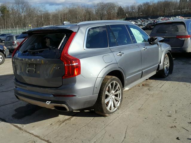 YV4A22PL3G1001431 - 2016 VOLVO XC90 T6 GRAY photo 4