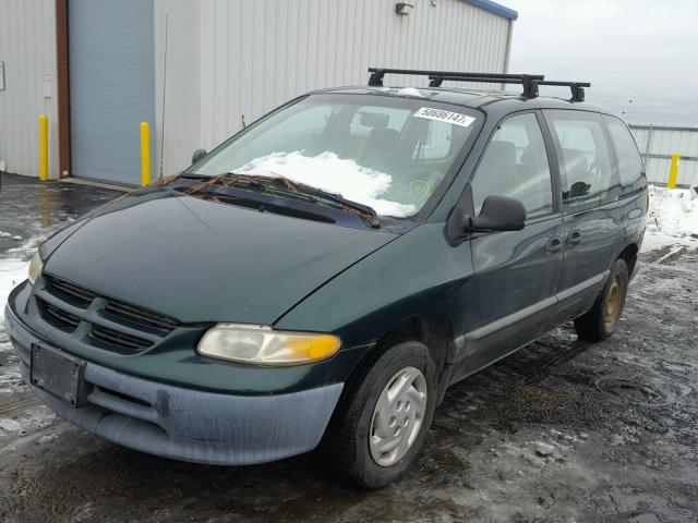 2B4GP45G5WR759987 - 1998 DODGE CARAVAN SE GREEN photo 2