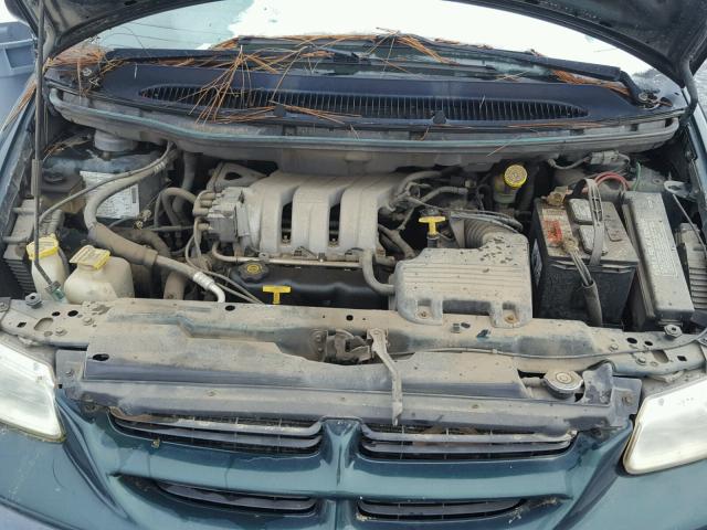 2B4GP45G5WR759987 - 1998 DODGE CARAVAN SE GREEN photo 7