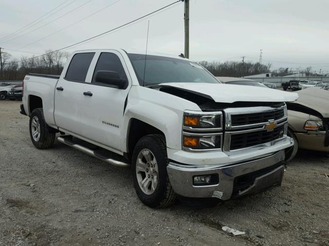 3GCUKREC7EG472041 - 2014 CHEVROLET SILVERADO WHITE photo 1