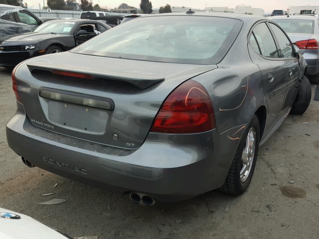 2G2WS542541326436 - 2004 PONTIAC GRAND PRIX GRAY photo 4