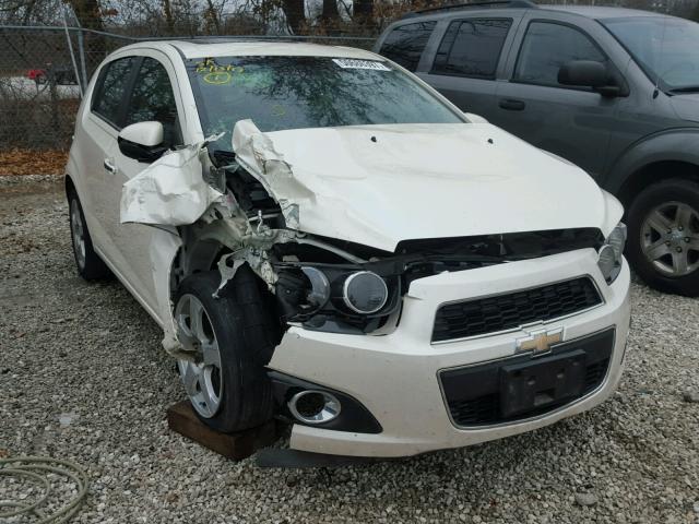 1G1JE6SB6D4199134 - 2013 CHEVROLET SONIC LTZ WHITE photo 1