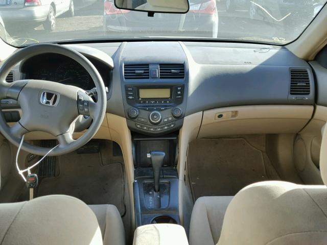 1HGCM56383A004443 - 2003 HONDA ACCORD LX GOLD photo 9