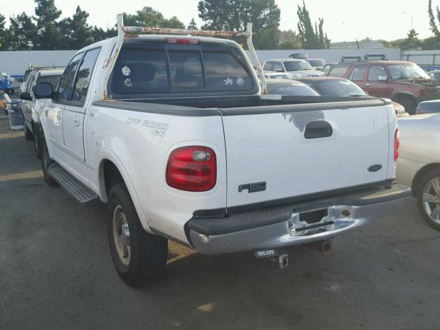 1FTRW08LX1KB33570 - 2001 FORD F150 SUPER WHITE photo 3