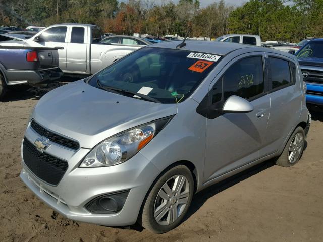 KL8CA6S9XDC583781 - 2013 CHEVROLET SPARK LS SILVER photo 2