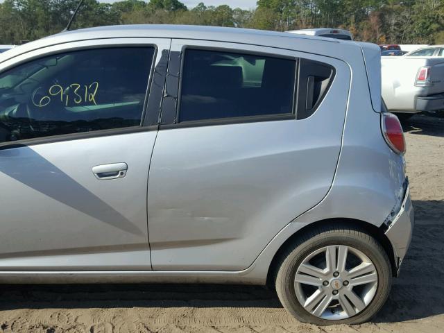 KL8CA6S9XDC583781 - 2013 CHEVROLET SPARK LS SILVER photo 9