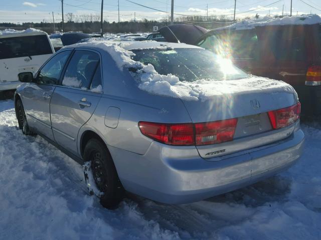 3HGCM56485G710924 - 2005 HONDA ACCORD LX SILVER photo 3