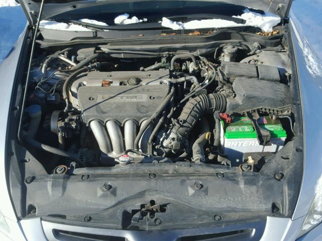 3HGCM56485G710924 - 2005 HONDA ACCORD LX SILVER photo 7