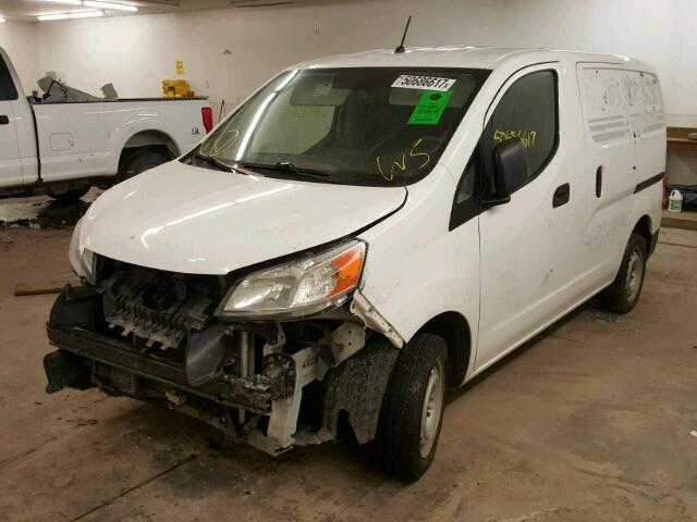 3N6CM0KN9EK698020 - 2014 NISSAN NV200 2.5S WHITE photo 2