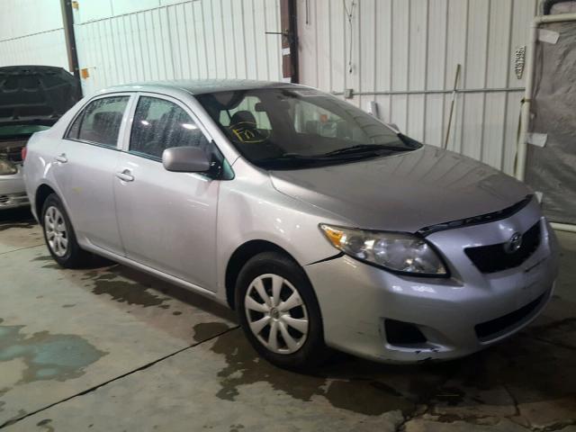 1NXBU4EE4AZ243843 - 2010 TOYOTA COROLLA BA SILVER photo 1