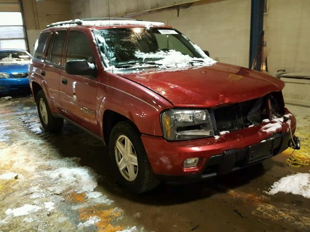 1GNDT13S932338024 - 2003 CHEVROLET TRAILBLAZE RED photo 1