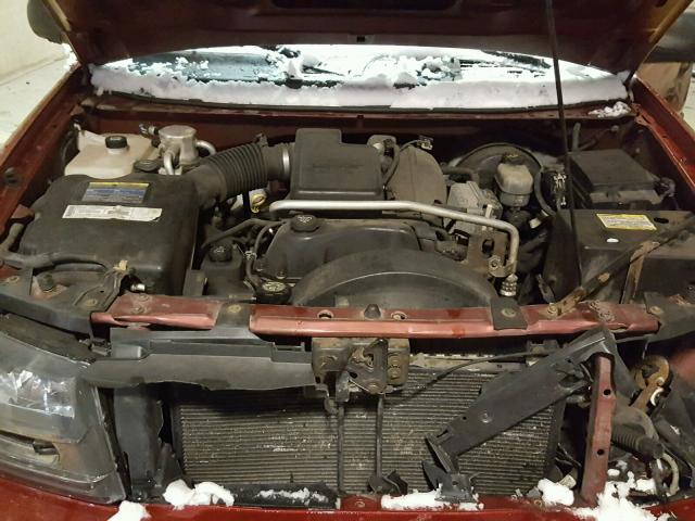 1GNDT13S932338024 - 2003 CHEVROLET TRAILBLAZE RED photo 7