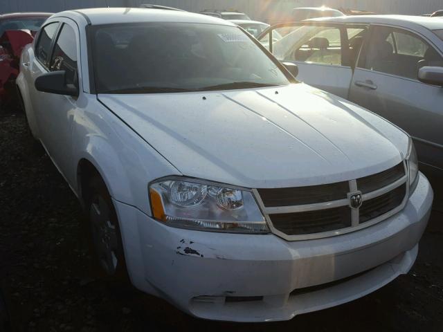 1B3LC46K38N628784 - 2008 DODGE AVENGER SE WHITE photo 1