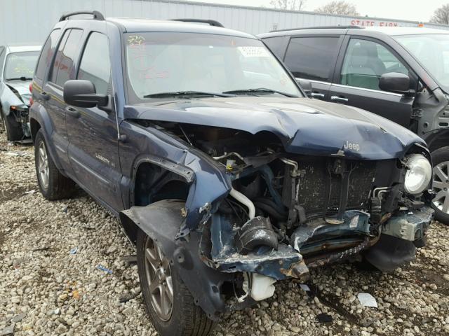 1J4GL58K33W608373 - 2003 JEEP LIBERTY LI BLUE photo 1