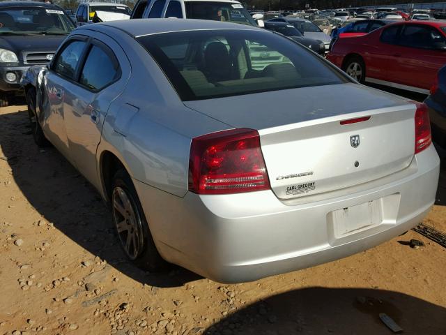 2B3KA43R37H778985 - 2007 DODGE CHARGER SE GRAY photo 3