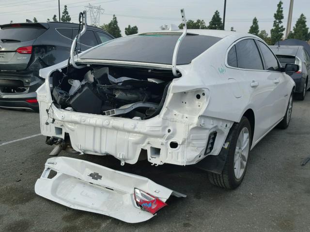 1G1ZE5ST5GF334070 - 2016 CHEVROLET MALIBU LT WHITE photo 4