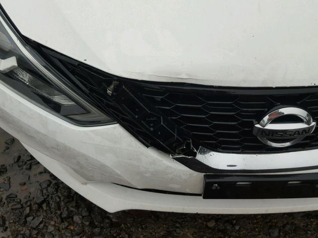 3N1AB7AP9GY264002 - 2016 NISSAN SENTRA S WHITE photo 9