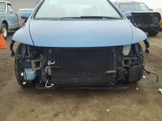 1HGFA16886L008625 - 2006 HONDA CIVIC EX BLUE photo 9