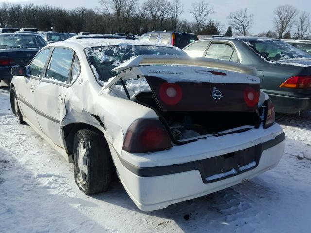 2G1WH55K819360918 - 2001 CHEVROLET IMPALA LS WHITE photo 3