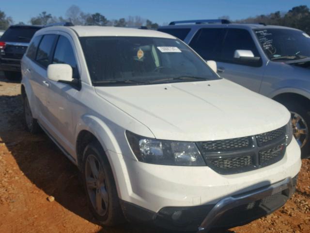 3C4PDCGB6HT501985 - 2017 DODGE JOURNEY CR WHITE photo 1