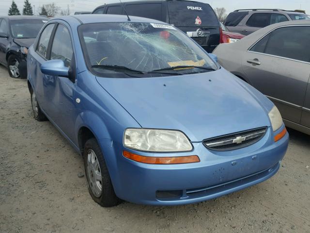 KL1TG52645B440894 - 2005 CHEVROLET AVEO LT BLUE photo 1