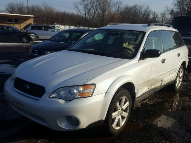 4S4BP61C067348263 - 2006 SUBARU LEGACY OUT WHITE photo 2