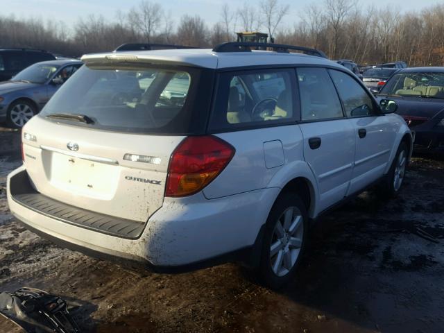 4S4BP61C067348263 - 2006 SUBARU LEGACY OUT WHITE photo 4