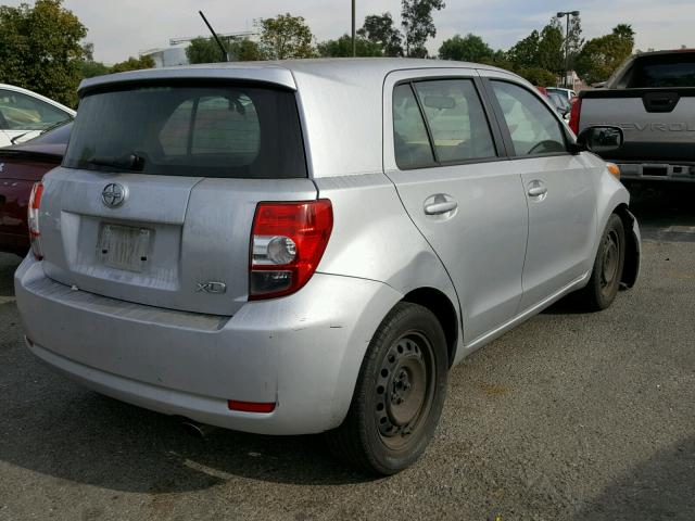 JTKKU4B4XA1003464 - 2010 TOYOTA SCION XD SILVER photo 4