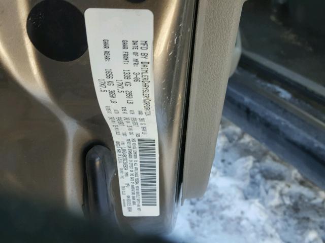 1J8HG48K56C302654 - 2006 JEEP COMMANDER TAN photo 10