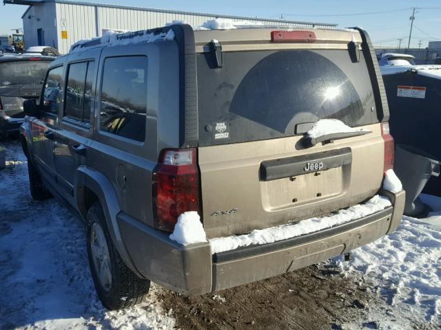 1J8HG48K56C302654 - 2006 JEEP COMMANDER TAN photo 3